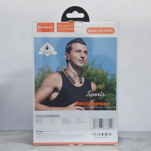 Recrsi RE-NY060 200 Hours Bluetooth Neckband - Image 5